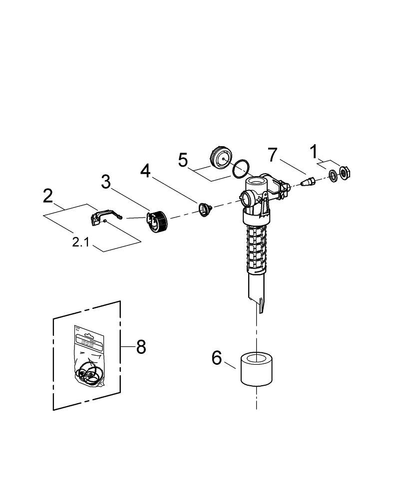 Grohe Doldurma Valfi - 43537000