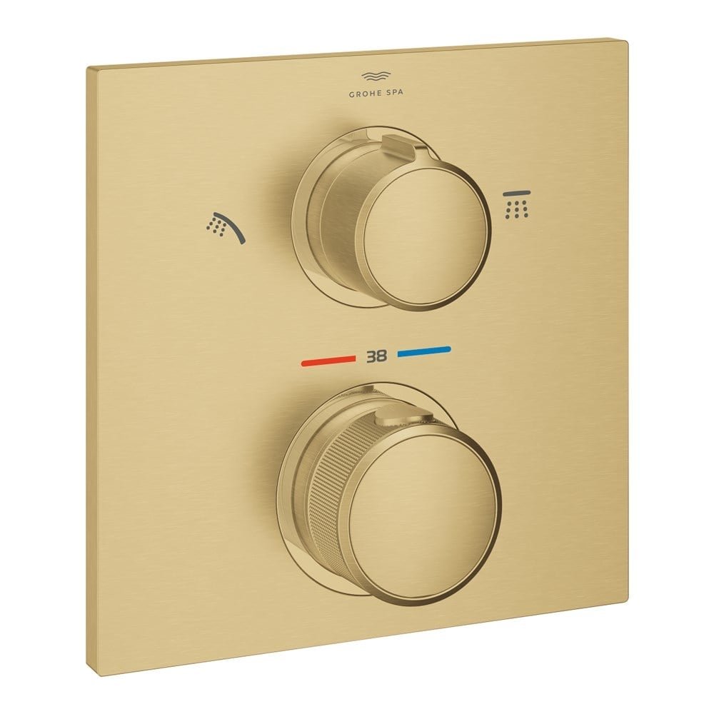 Grohe Allure Termostat Ankastre 2 Yollu Yönlendirici Duş Bataryası - 29181GN2