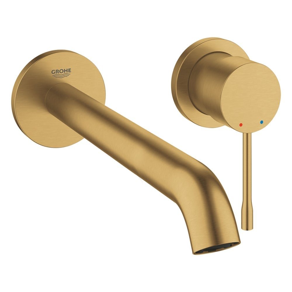 Grohe Essence İki Delikli Lavabo Bataryası L-Boyut Brushed Cool Sunrise - 19967GN1