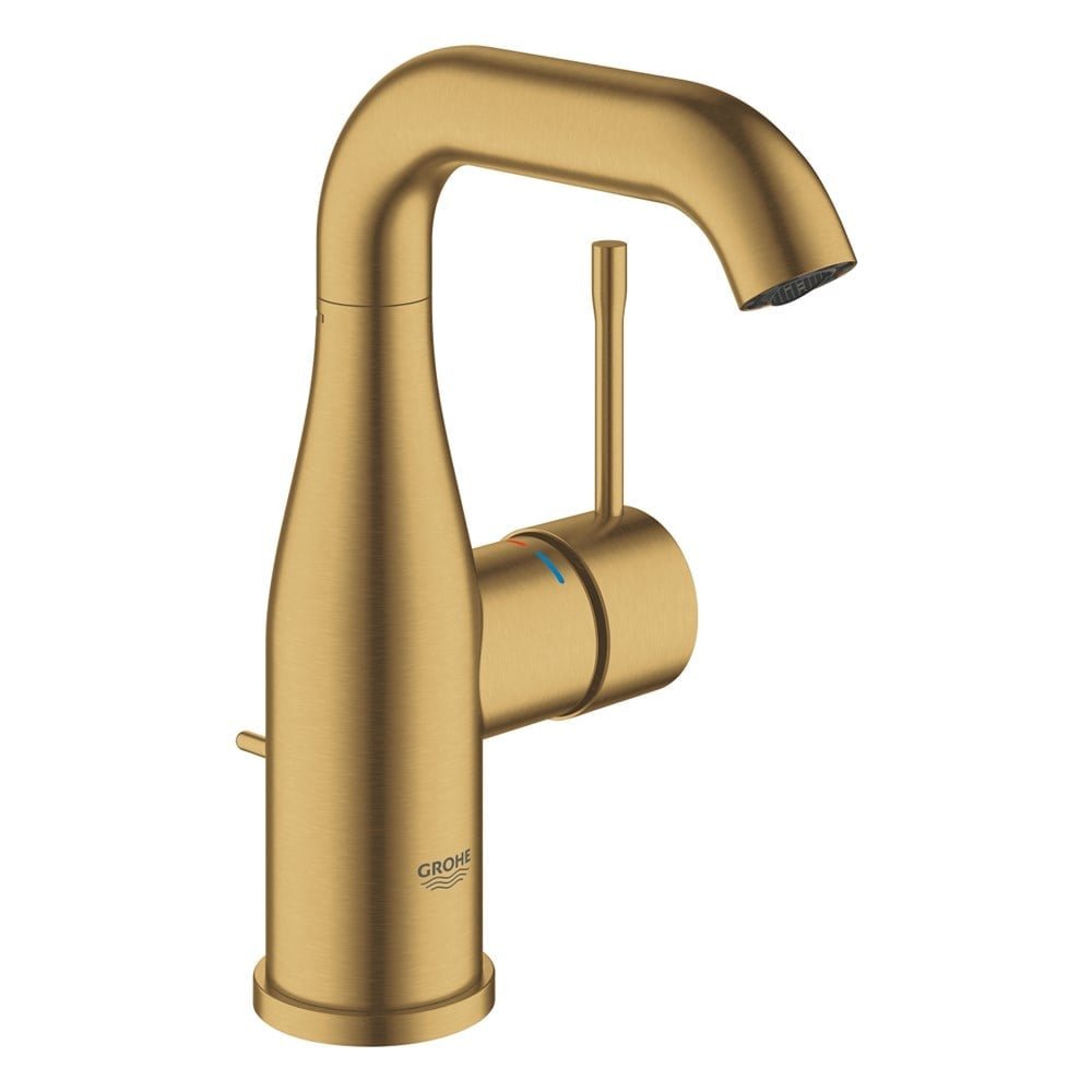Grohe Essence Tek Kumandalı Lavabo Bataryası M-Boyut Brushed Cool Sunrıse - 23462GN1