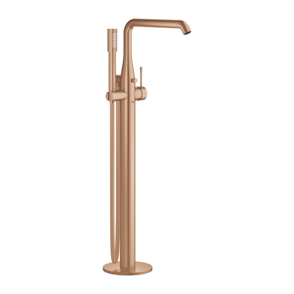 Grohe Essence Yerden Küvet Bataryası Brushed Warm Sunset - 23491DL1