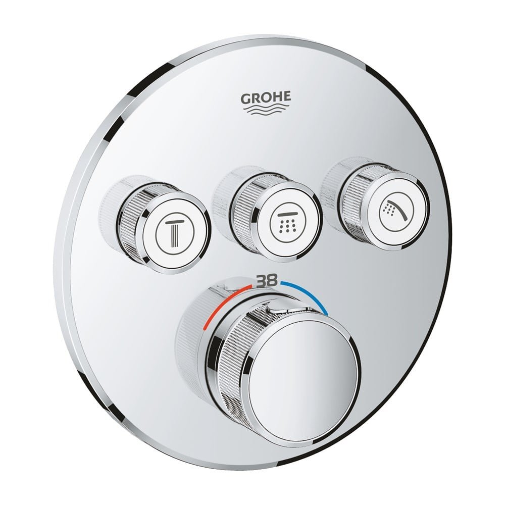 Grohe Smartcontrol Üç Valfli Ankastre Termostatik Duş Bataryası - 29121000